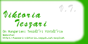 viktoria teszari business card